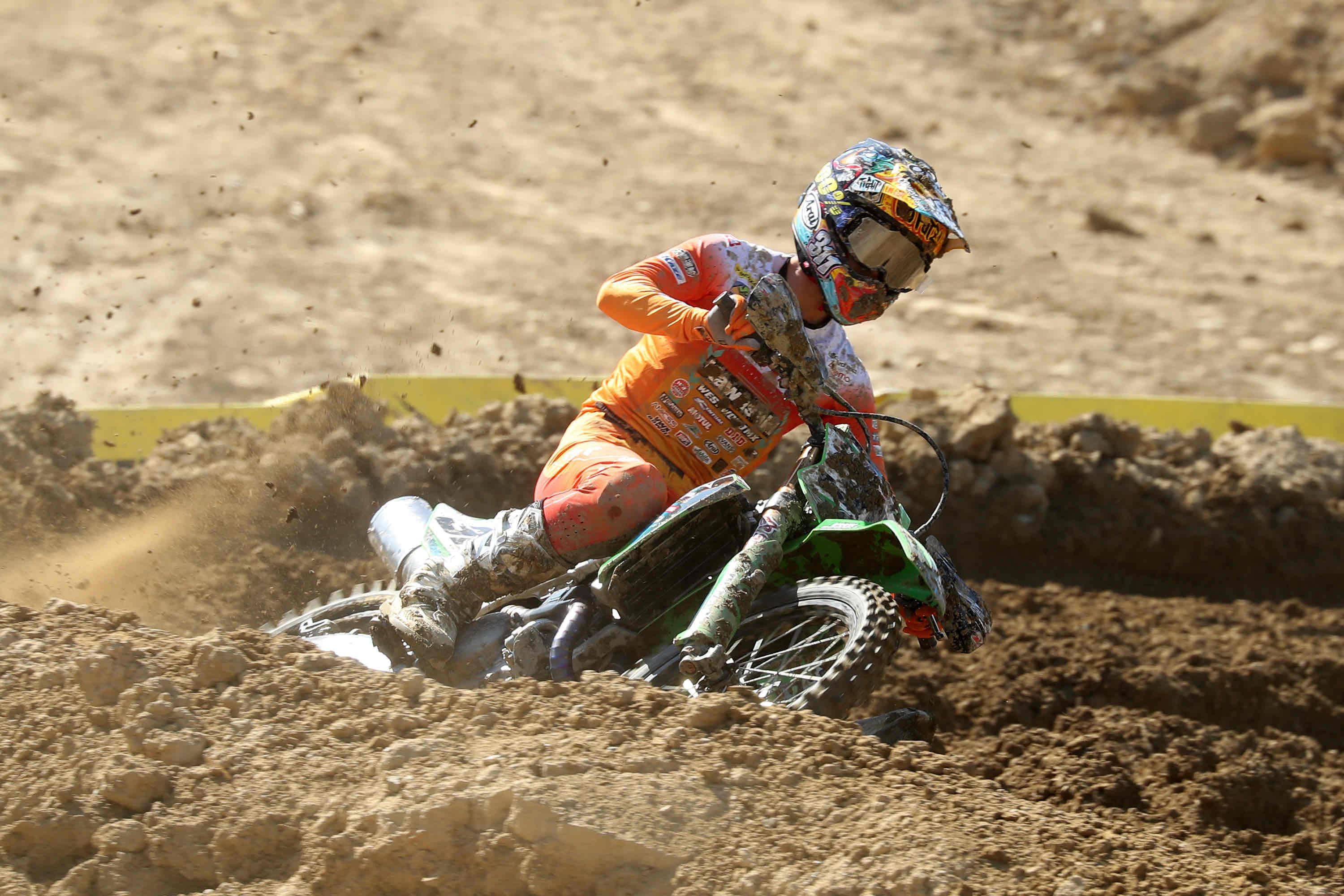 レース中の西條悠人